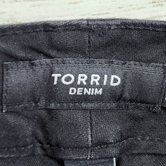 Torrid Black Stretch Denim Jeggings Women’s Size 18XS Skinny Jeans New - Picture 3 of 11